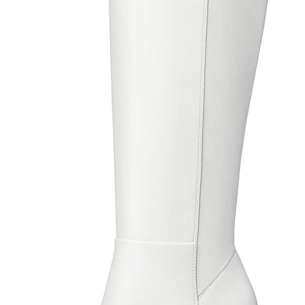 Black Knee High Boots Women - Platform Pointed Toe Stiletto Heel Suede Tall Boots for Fall Winter