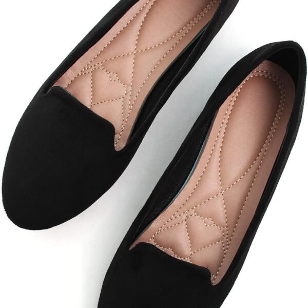 Women Round Toe Flats Comfortable Fashion Ballet Flat Shoes for Women Dressy Slip-ons Loafers
