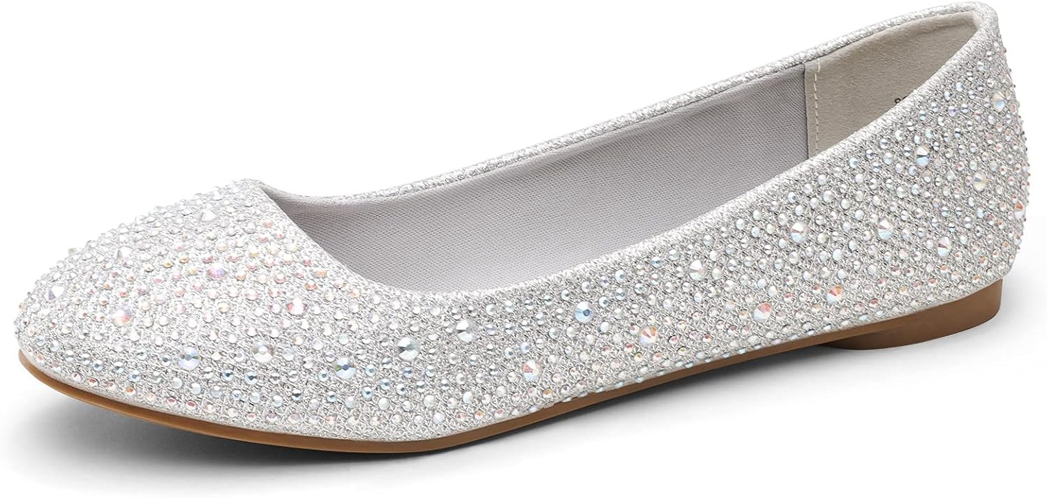 Women's Rhinestone Ballet Flats Shoes